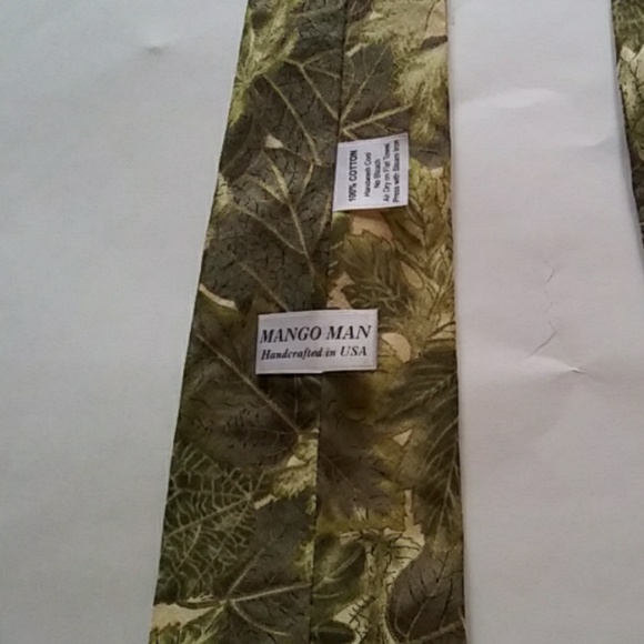 2 pcs Floral ties Mango Man and Davidsons - Picture 2 of 3